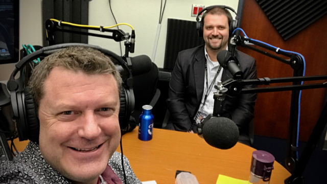 Shawn Boyd and Ryan Arba In recording Studio