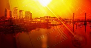 Sacramento Skyline Heat Wave