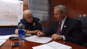 Director Mark Ghilarducci and Kim Zagaris