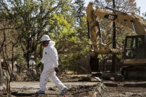 Cal Recycle debris removal from wildfire
