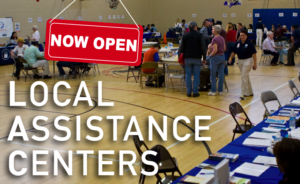 Now open Local Assistance Center Graphic