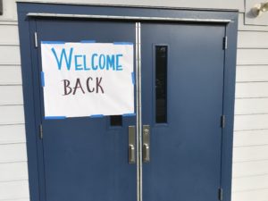 Welcome Back Sign
