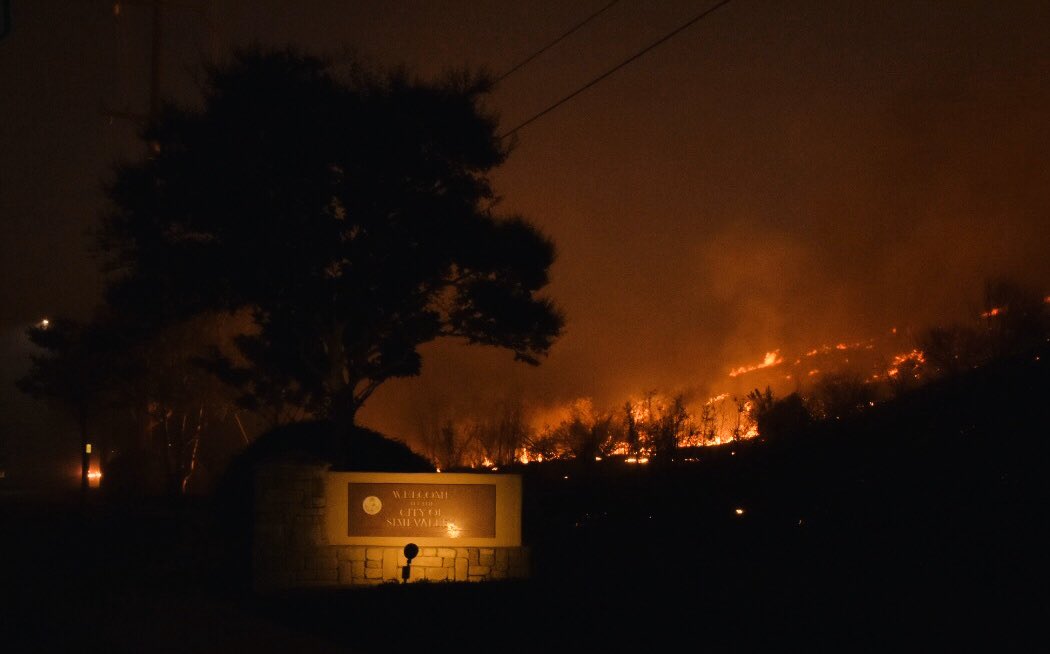 Governor Secures FMAG to Assist Response Agencies Battling the Easy Fire in Ventura County