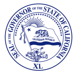 Seal of California's Governor Gavin Newsom