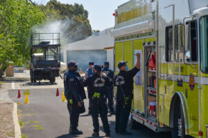 HazMat Teams Plan Simulated Chemical Leak Response