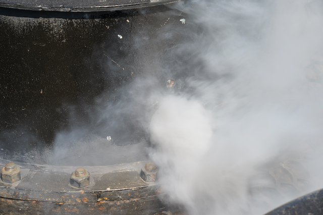 Simulated Chlorine Leak from Rail Car