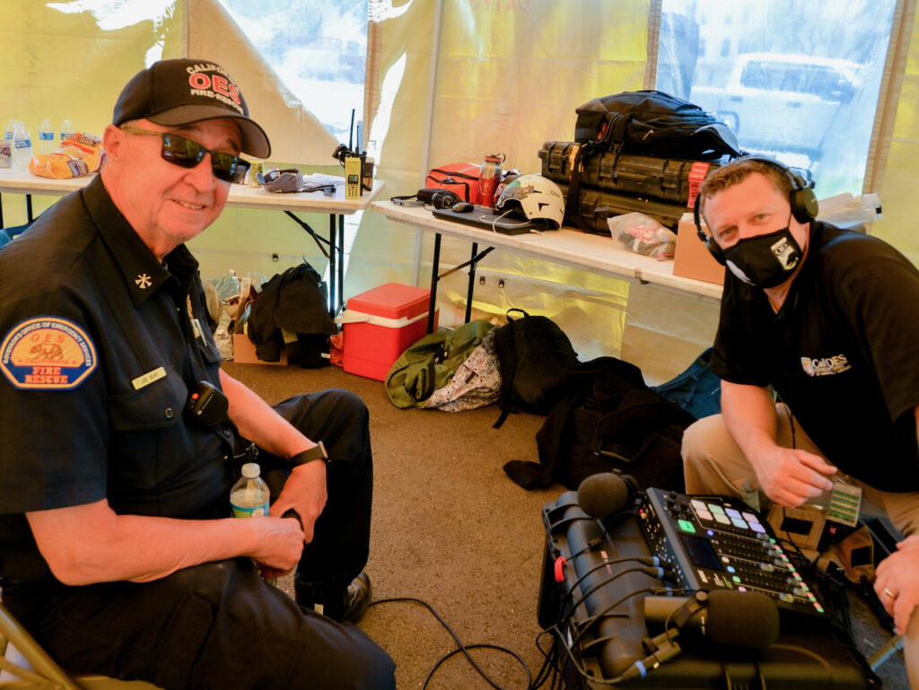 Asst. Chief Joe Gear and Host Shawn Boyd