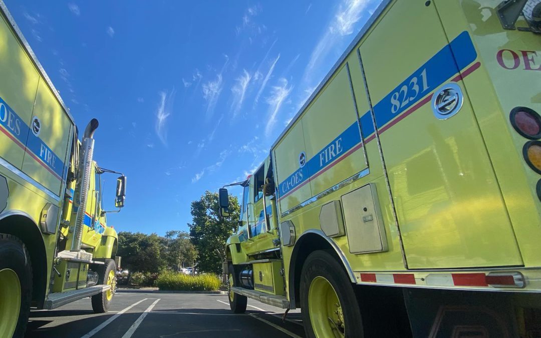 Deployment of Mutual Aid Resources Reaches Peak as Fires Burn Statewide