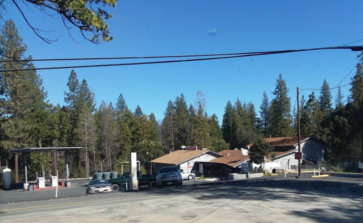 Village Market before the fire