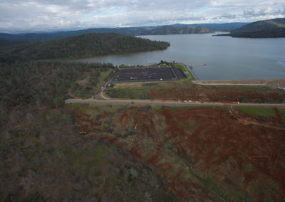 Aerial photo of Oroville Dam
