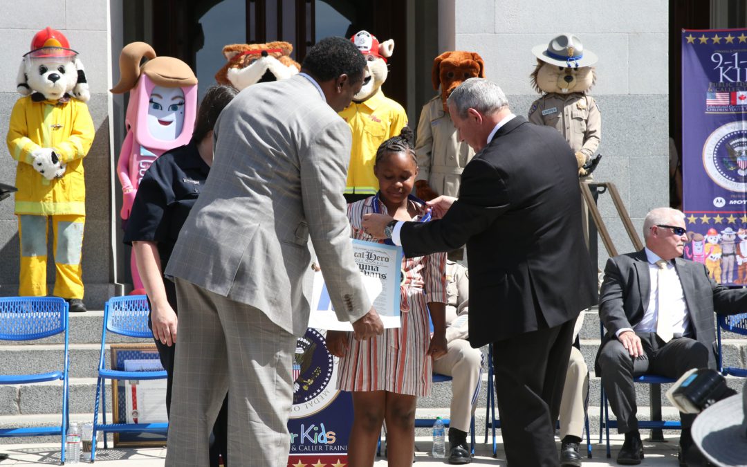 Youth, Dispatchers Honored at 9-1-1 for Kids Ceremony