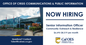 now hiring senior information officer