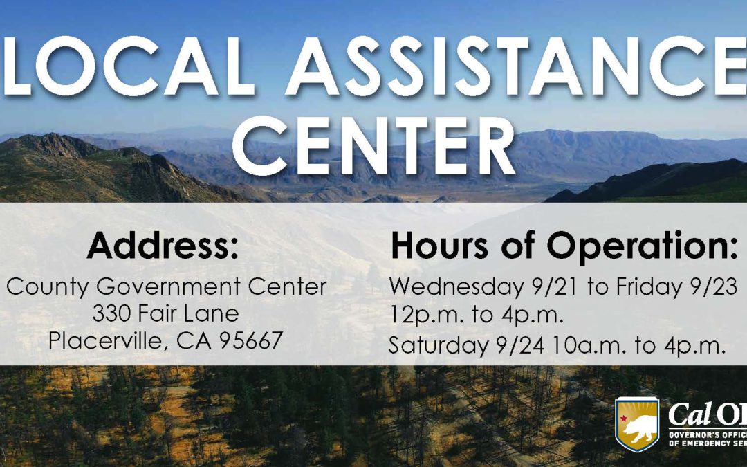 Local Assistance Center to Open in El Dorado County to Support Mosquito Fire Survivors