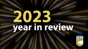 "2023 Year In Review" with a Cal O E S logo in the bottom right.