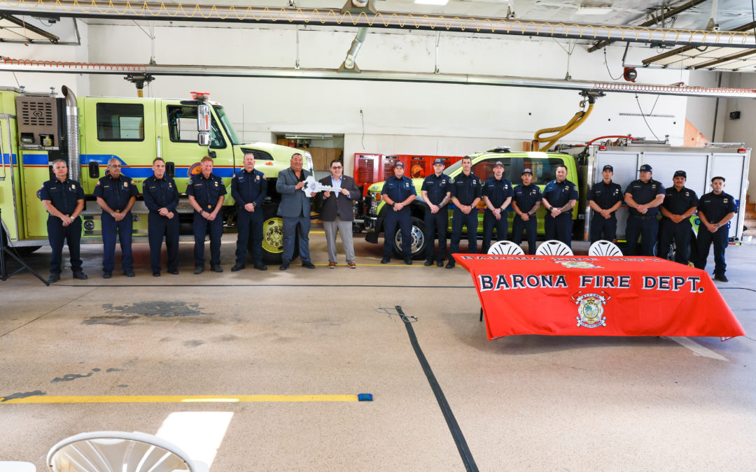 Ahead of Peak Wildfire Season, State Adds Barona and Viejas Fire Departments to California Fire and Rescue Mutual Aid System