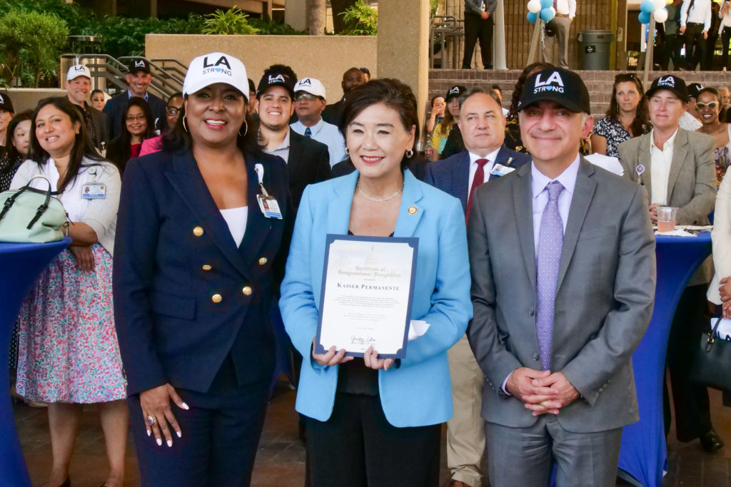 Rep. Jud Chu with Kaiser Permanente leadership