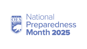 Cal O E S logo National Preparedness Month 2025