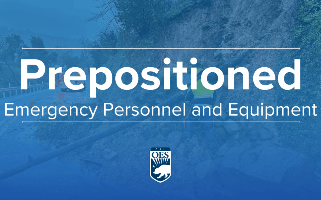 Emergency Resources Prepositioned Ahead of State-wide Storm