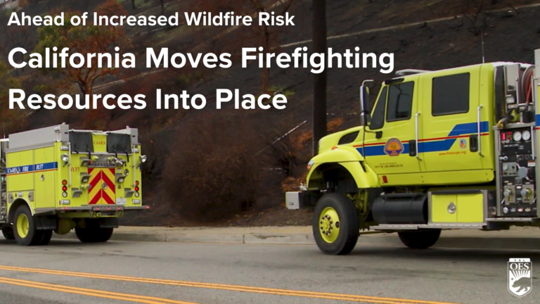 With elevated fire weather conditions in the forecast, @​Cal_OES has placed additional firefighting resources in Los Angeles County to enhance local response ca